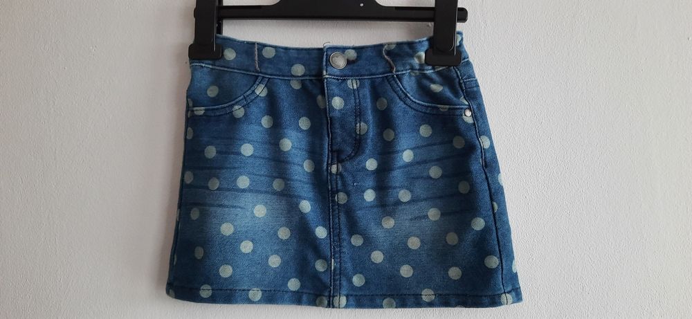 Sinsay jeansowa spódniczka mini r 122 128
