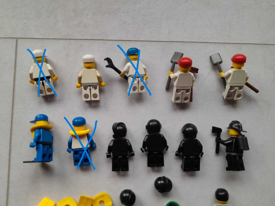 Stare figurki LEGO zestaw 14 sztuk różne mix