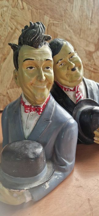 Bustos "Bucha e Estica" Vintage (Laurel & Hardy) - Raridade