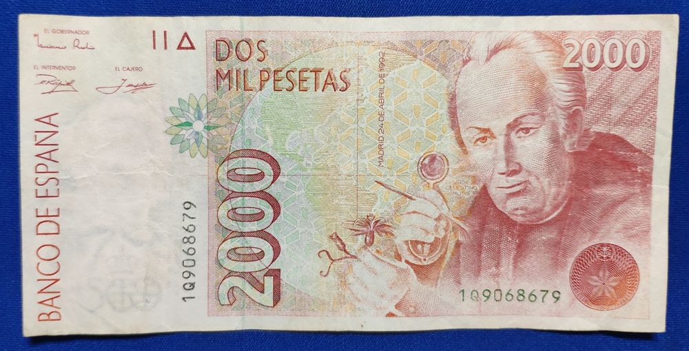 Nota de 2000 pesetas