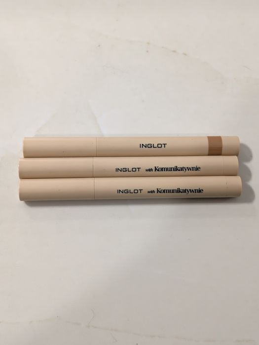 Inglot - zestaw 3 kremowych ołówków - używane