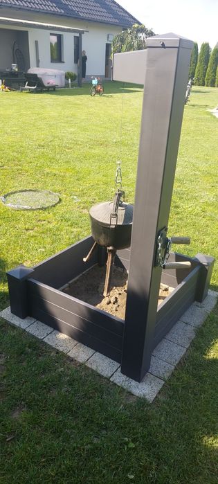 NOWY Grill, ruszt, kociołek, kołowrotek Zimowa PROMOCJA ognisko