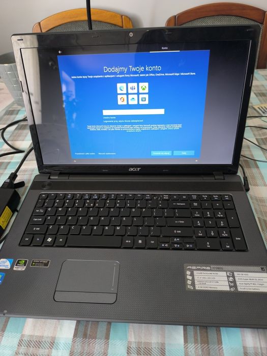 Acer Aspire 7739 ZG używany stan bdb