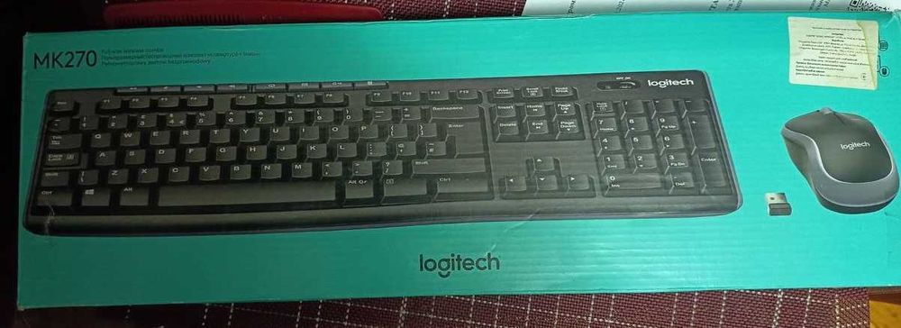 Комплект: Монітор LG 23MP57HQ-P, Клавіатура і миша Logitech MK270