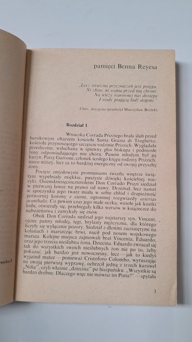 Honor Prizzich książka