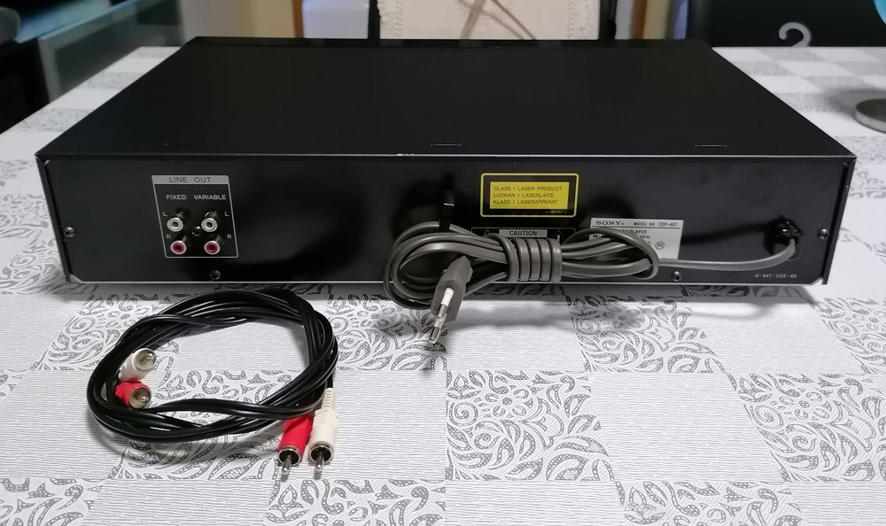 Leitor de CD Sony CDP-497, Em Excelente Estado