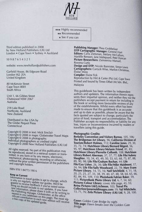 Guia viagem com mapa - San Francisco Travel Guide - Globetrotter