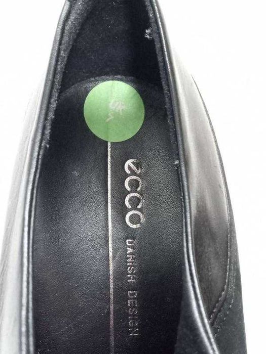 Чорні класичні шкіряні ботильони ecco shape укр. розмір 41й