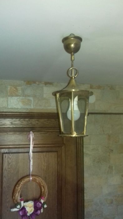 Lampa   mosiężna
