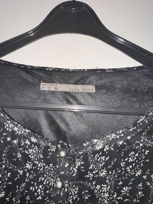 Czarna krótka sukienka Zara L