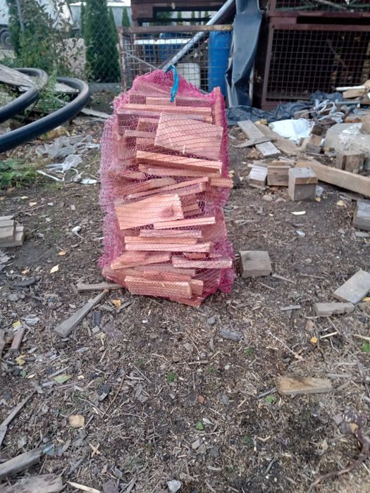 Drewno opałowe workowane