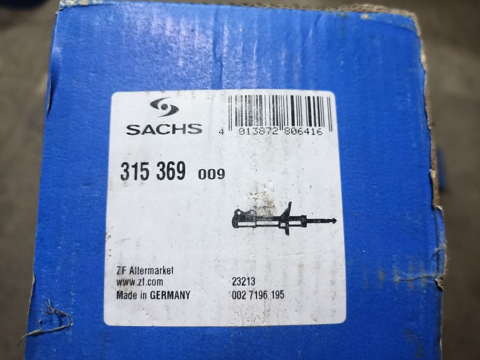 Амортизатор задний  SACHS 315 369 для Scania