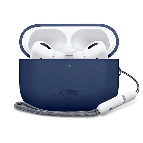 Etui Tech-Protect Silicone na AirPods Pro 3 - granatowe