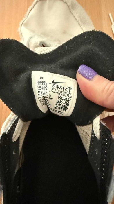 Оригинальные премиум кроссовки 45.5 Nike Waffle One Premium (DO9782-001)