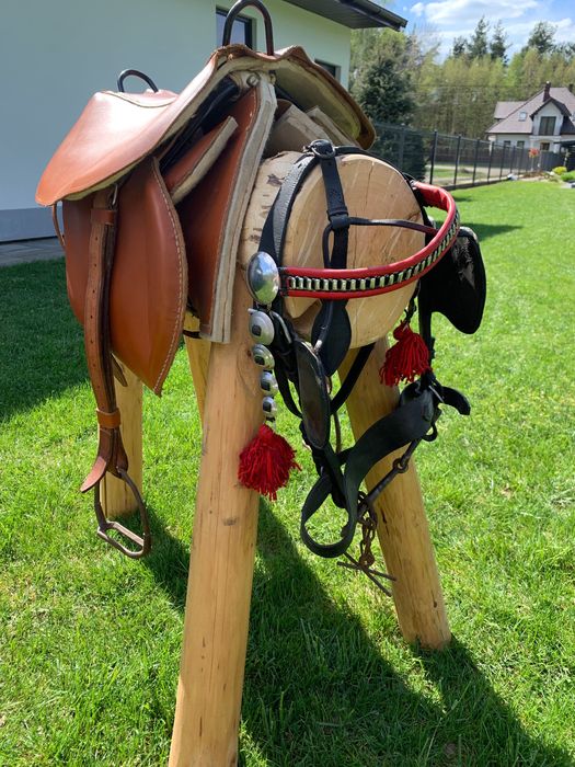 Sprzedam siodło skórzane + kantar gratis