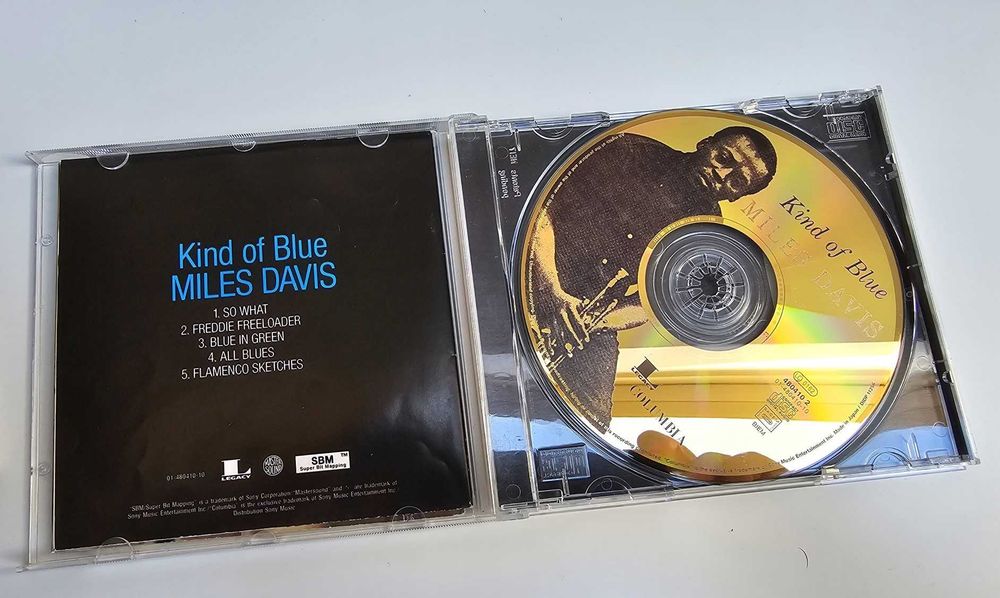 Miles Davis Kind Of Blue - kolekcjonerski Gold Mastersound 	[Columbia – COL 480410 2]
