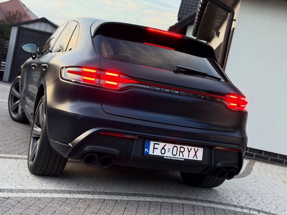 Porsche Macan T 2023R SALON POLSKA MATRIX Led MAT Kamera 360 Pneumatyka Wentyl FV23%