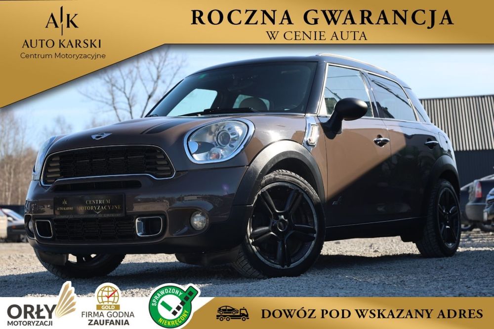 MINI Cooper S 1.6 184kM *4x4*Wielofunkcja*Klimatronic*Czujniki Parkowania*ABS*