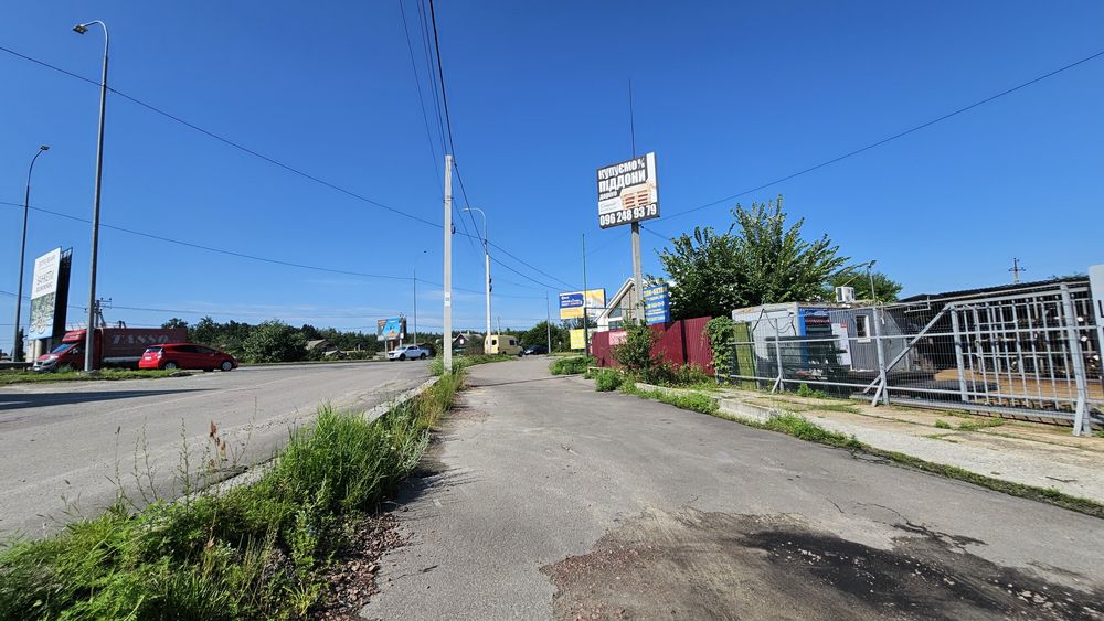 Комерційна ділянка! Варшавська трасса! Широкий фасад