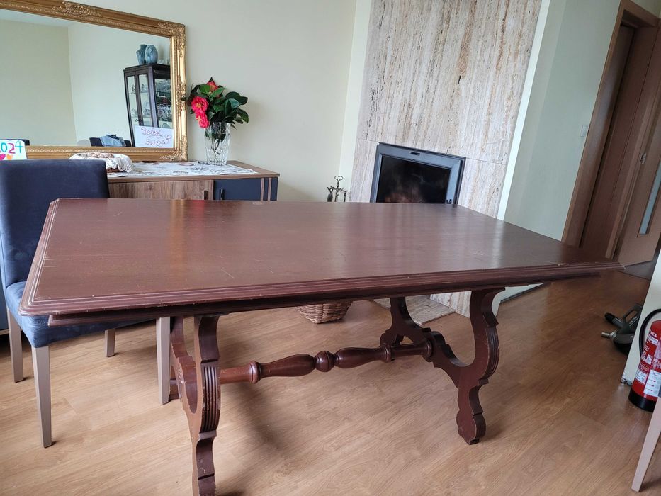 Mesa Madeira Grande Sala Forte Retangular