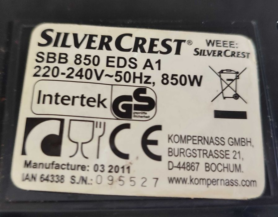 Máquina fazer pão (SilverCrest)