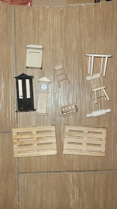 Mebelki dla lalek lub myszek DIY Tedi
