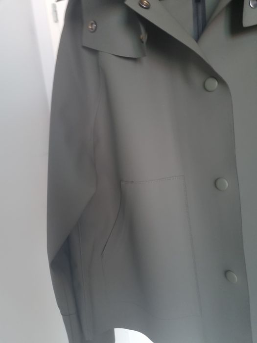 Kurtka przeciwdeszczowa khaki ZARA XS