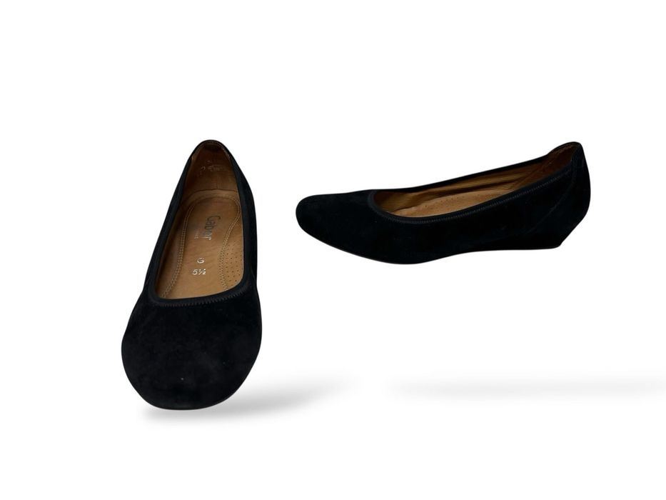Baleriny skorzane zamszowe Gabor rozmiar 39