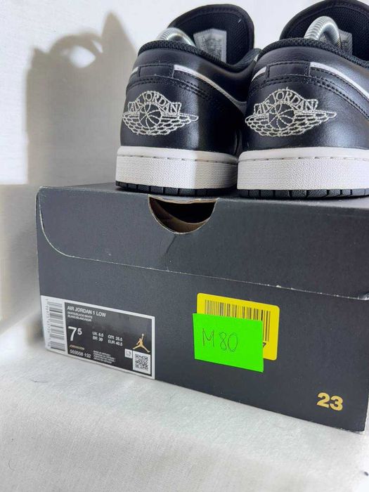 Buty Nike Air Jordan 1 Low White Black Panda Drip Drill Y2k Sk8