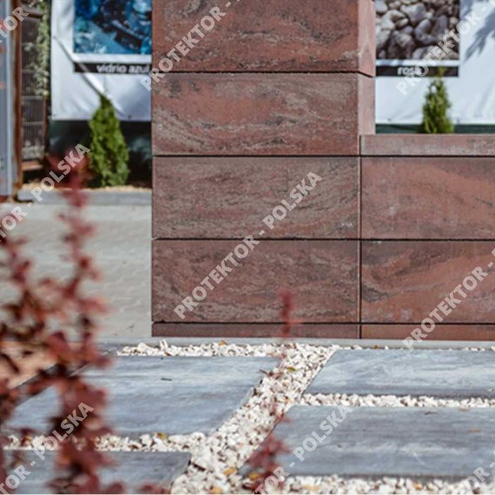 pustak bloczek ogrodzeniowy słupek podmurówka brama palisada przęsło