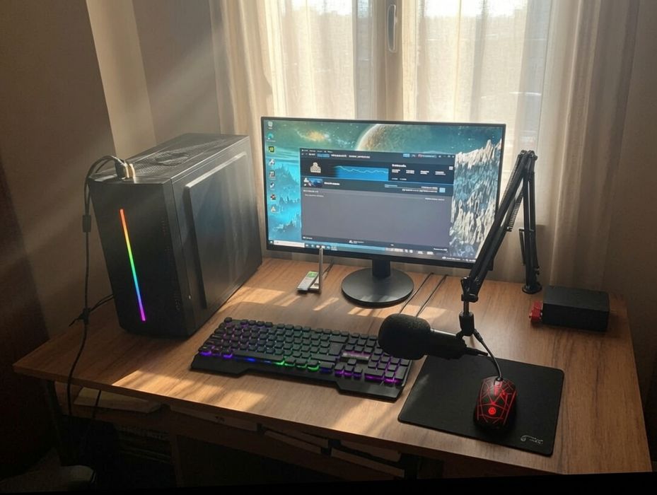 Komputer do gier i nauki | i5-3570 | GTX 660 | 16 GB RAM | SSD + Monitor 24" + Pełny zestaw