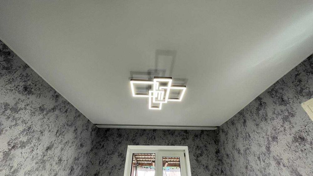 Матові натяжні стелі | тканинні натяжні стелі | сатинова натяжна стеля