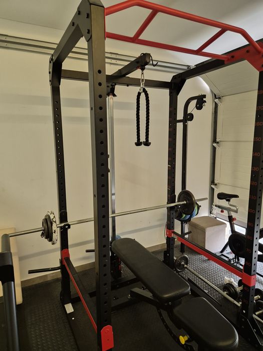 Rack 900 musculação Decathlon