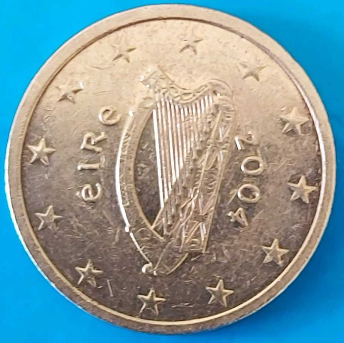 2 cêntimos de 2004 da Irlanda, Harpa