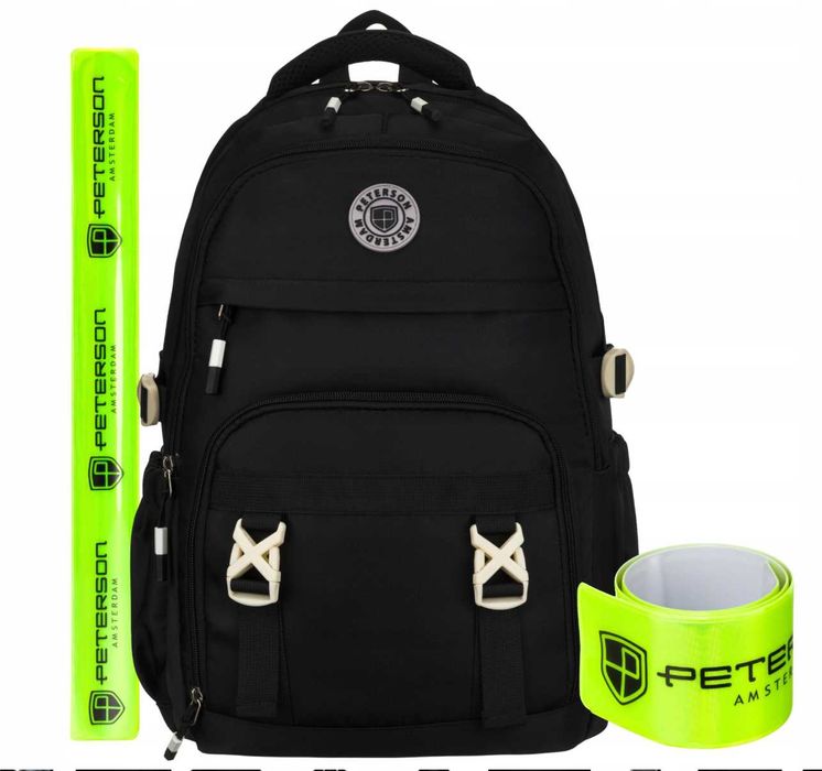 Plecak szkolny tornister do szkoły młodzieżowy Peterson duży pojemny