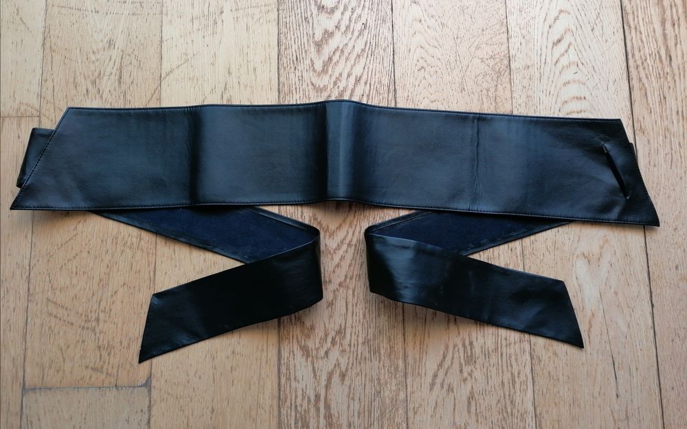 Cinto Zara pele preto 85