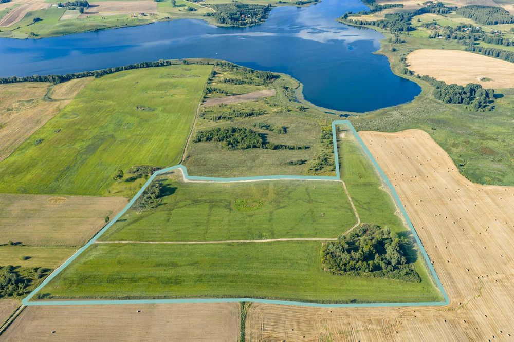Działka z MPZP przy jeziorze Blanki – plaża i pomost dla mieszkańców – 55 zł/m2 - Widok 3
