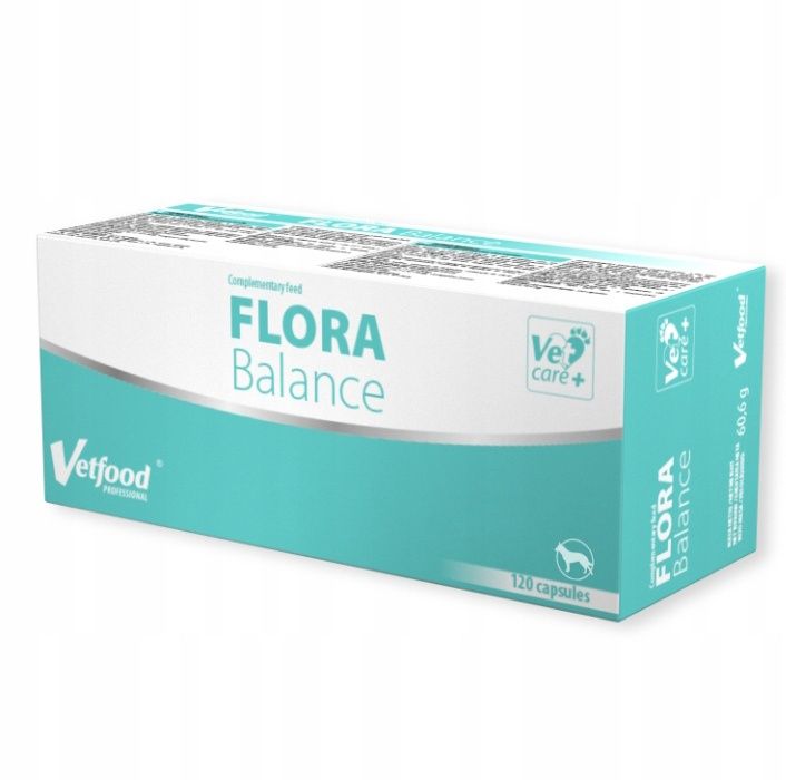 Vetfood Flora Balance 120+3xDechra Porus One 30 saszetek