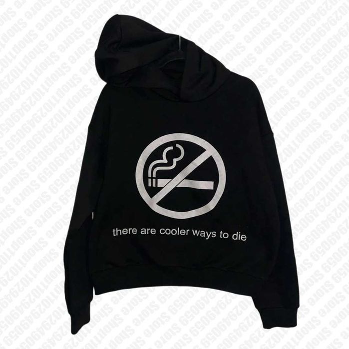 No Smoking Hoodie Не курить худи balenciaga, numbernine, LGB, archive