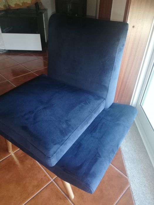 Cadeirão azul marinho