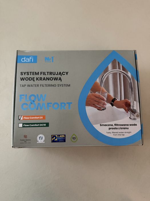 System filtrowania wody Dafi Flow Comfrot z kranem