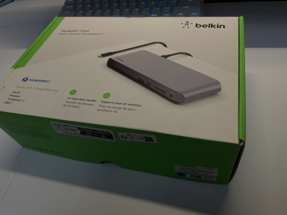 type-c док станция Belkin Thunderbolt 3 для macBook