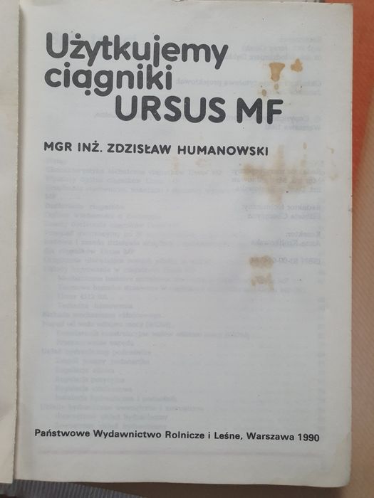Użytkujemy ciągniki URSUS MF