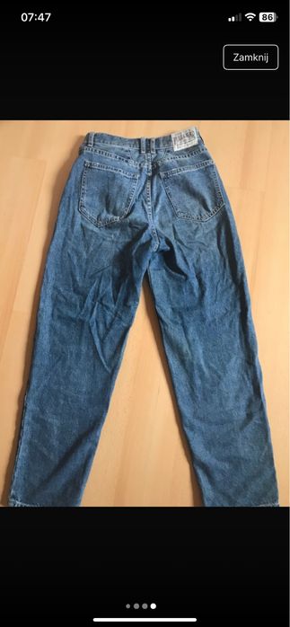 Mom jeans Pull&Bear 32 spodnie jeansy