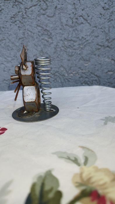 Kot figurka kota ,rękodzieło.