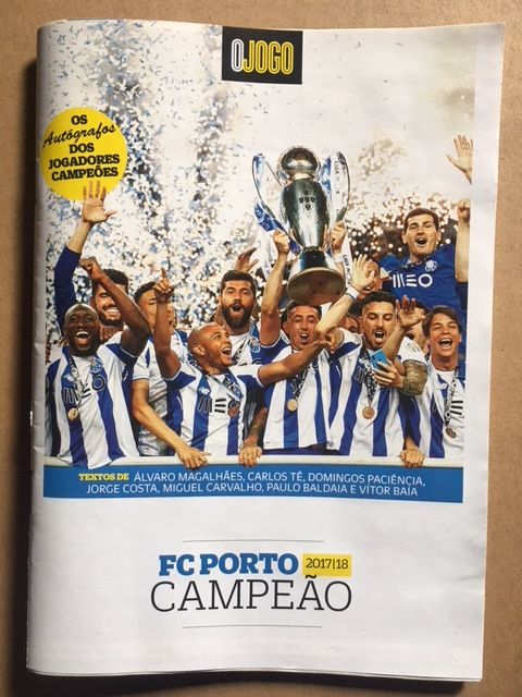 Conjunto jornais O JOGO - FC PORTO Campeão nacional 2017/2018