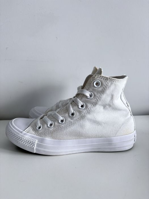 Converse Chuck Taylor All Star Move Białe Trampki Wysokie Uniseks Rozmiar 36
