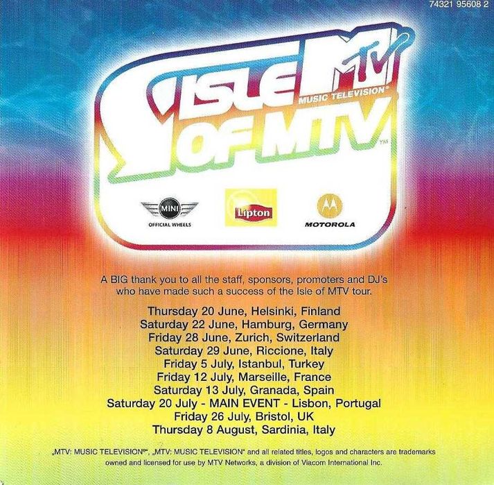 Tom Novy - - - - - Isle of M.T.V. - - - - - 1 X CD