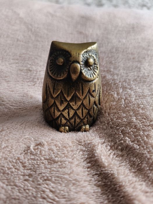 Sowa z mosiadzu,zaproponuj cene