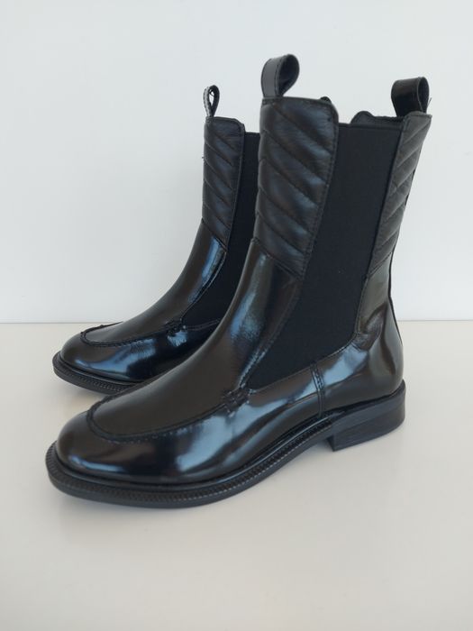 Buty botki skórzane Sergio Bardi w rozmiarze 38 Nowe